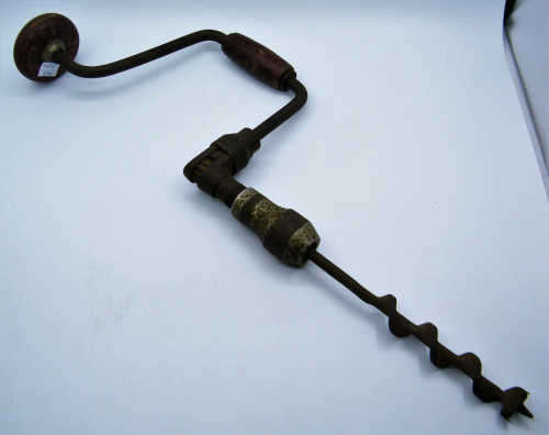 Antique Large hand drill - as per photo