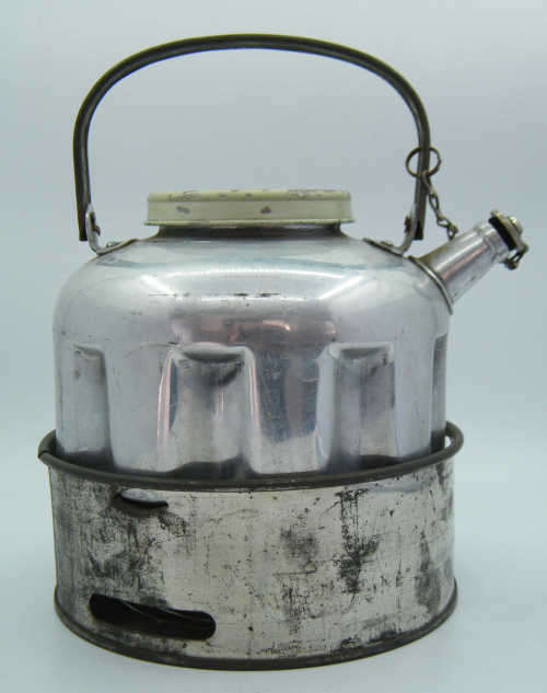 Vintage Swan Brand camping teapot with warmer - as per photo