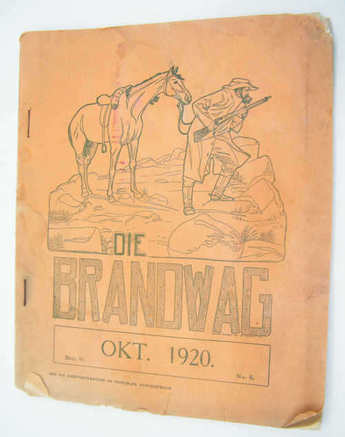 Die Brandwag 1920 No. 5 Book - as per photo