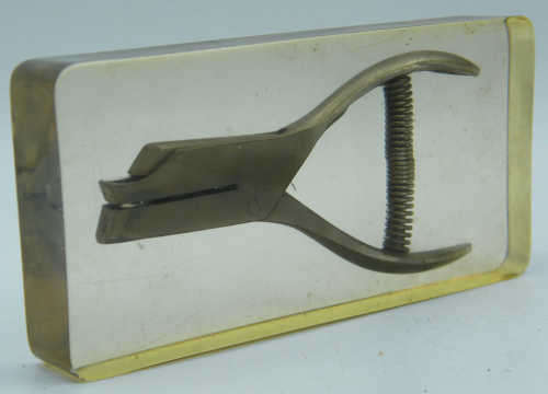 Vintage Train Ticket Punch in resin - as per photo