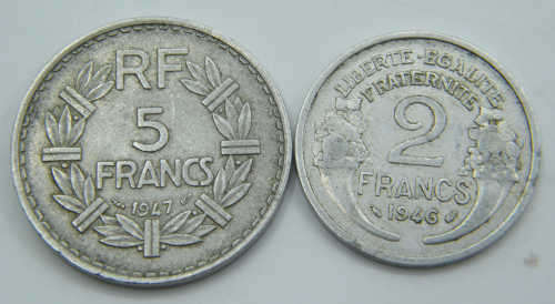 1947 / 1946 Francs - as per photo