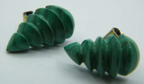 Malachite Earrings - as per photo