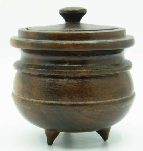 Vintage Stinkwood Tabacco Jar - as per photo