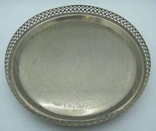 Silver Plated Tray - as per photo