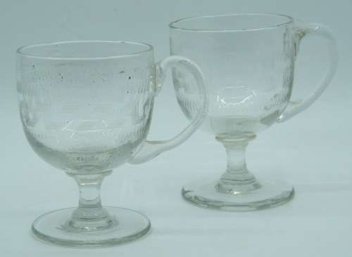 Pair of Vintage Coffee Glases - as per photo