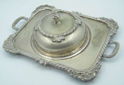 Vintage Serenco EPNS Butter Dish - as per photo