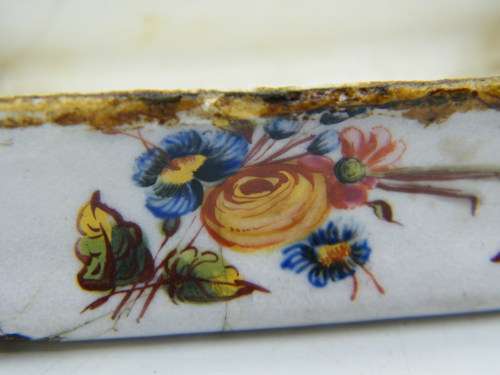 Antique French enamelled trinket box - as per photo