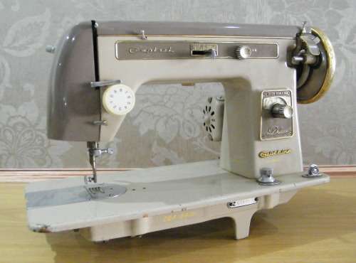 Vintage Empisal Deluxe Gold Line sewing machine - collection only - as per photo