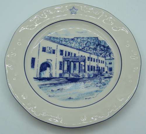 Huguenot Royale The Kat Balcony Cape Town Castle plate - as per photo