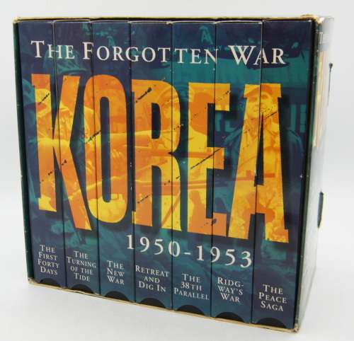 KOREA the Forgotten war 1950-1953  7 VHS Box set - as per photo