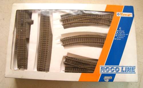 Vintage Roco Line track set C in original box - HO Gauge - as per photo