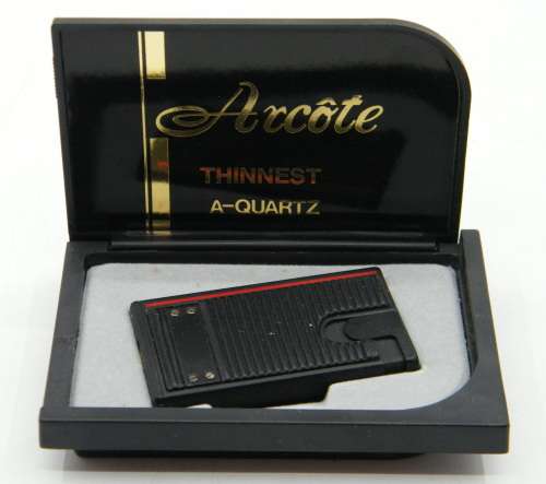 Arcote Thinnest A-Quartz gas pocket lighter - as per photo