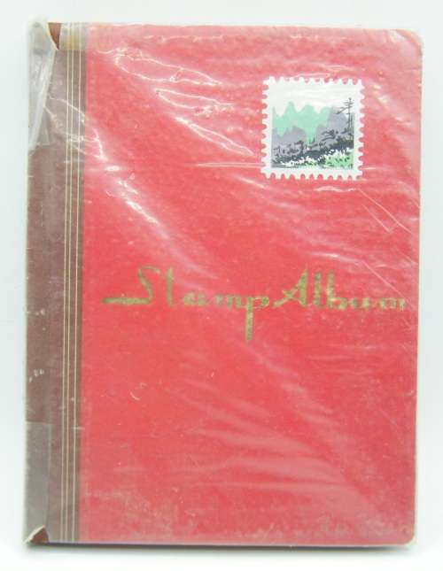 Stamp Album with some stamps - as per photo