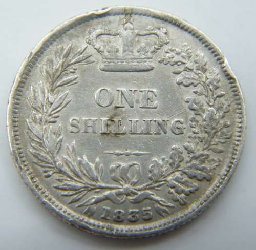1834 William IV One Shilling Coin - as per photo