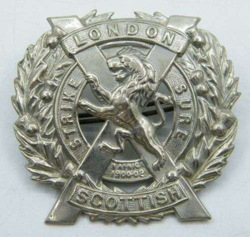 London Strike Sure Scottish badge - as per photo