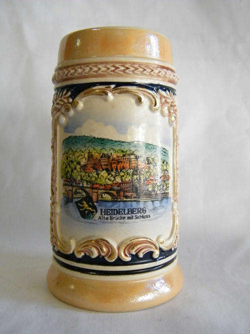 Vintage German Heidelberg Beer Stein mug - as per photo