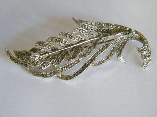 Vintage marcasite brooch - as per photo