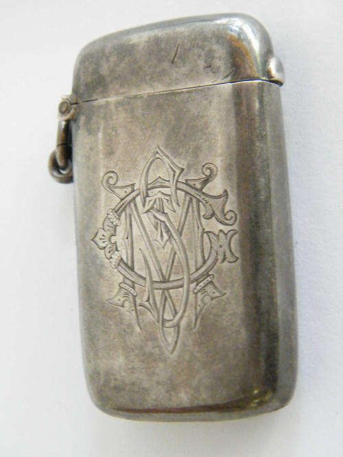 Hallmarked Silver Vesta case - 1840s -as per photo