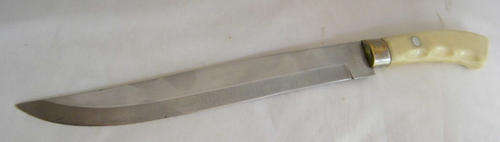 Pair of stainless steel knives - as per photo