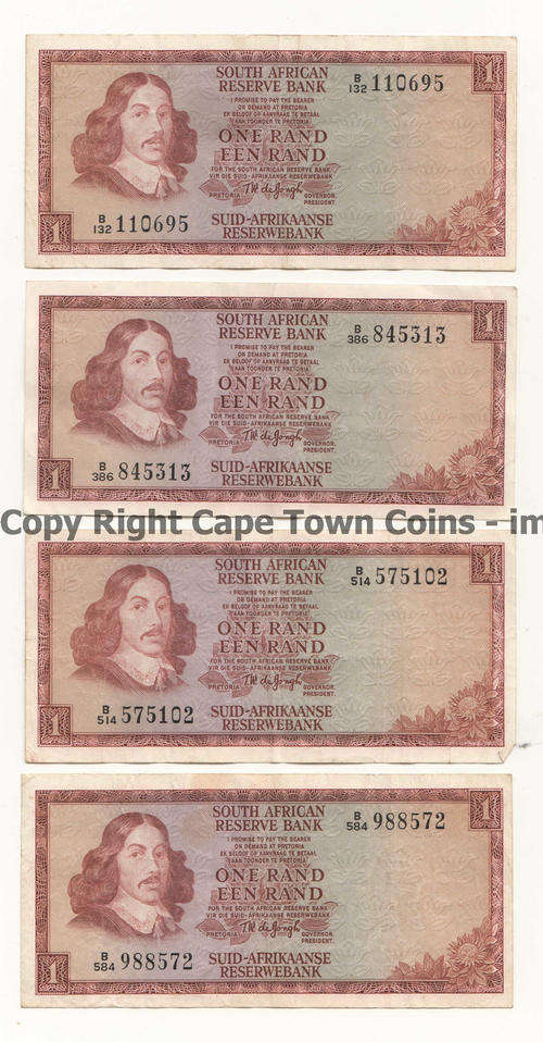 Lot of 12 old SA Notes - R1 & R2 notes - as per scan