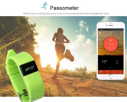 Fitness Band with Heart-Rate Monitor