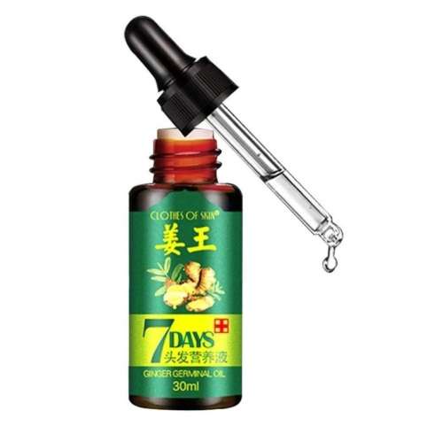 30ml 7 Day Ginger Germinal Serum Essence Oil Natural Hair Loss Treatement