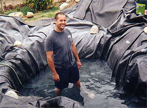 Koi Fish Pond Construction Disk  - Step by step