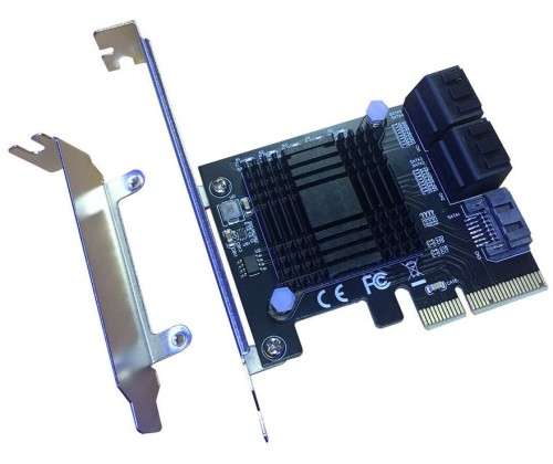 XT-XINTE Add On Card PCIE SATA Controller SATA3.0 PCI-E X4 GEN3 Card Adapter