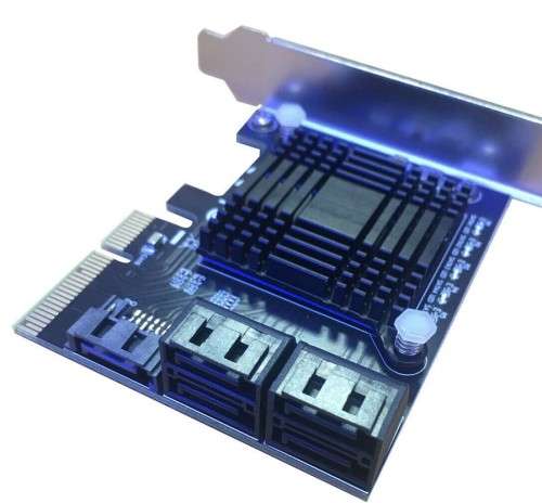 XT-XINTE Add On Card PCIE SATA Controller SATA3.0 PCI-E X4 GEN3 Card Adapter