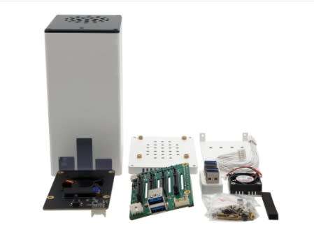 QUAD SATA HAT KIT For Your Raspberry Pi 4 (LIMITED EDITION BLACK)