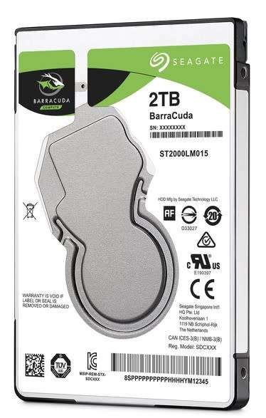 Seagate Barracuda ST2000LM015 2.5` Internal Hard Drive (2TB)(SATA III)