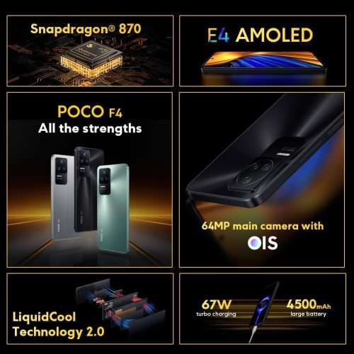Xiaomi POCO F4 5G 8+256GB Black