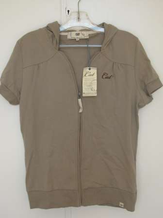 Caterpillar Short Sleeve Track Top Size S