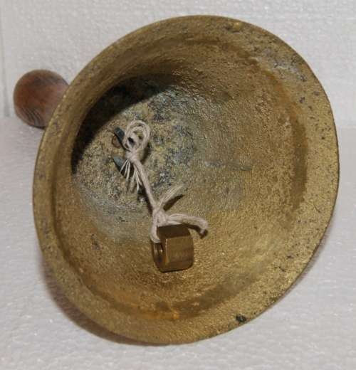 ~~~Vintage Brass School Bell~~~ CRAZY LOW R1 START