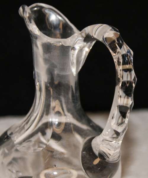~~~ Rose Cut Crystal Vinaigrette Decanter~~~ CRAZY LOW R1 START