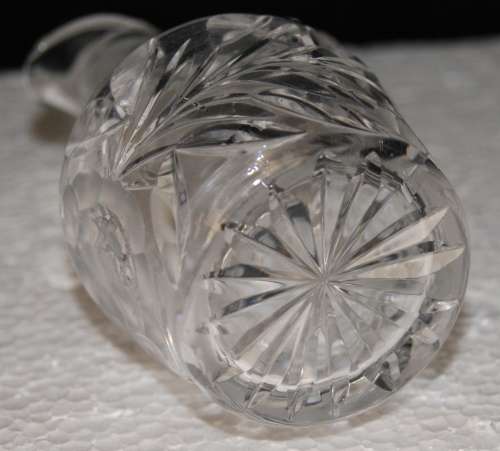~~~ Rose Cut Crystal Vinaigrette Decanter~~~ CRAZY LOW R1 START