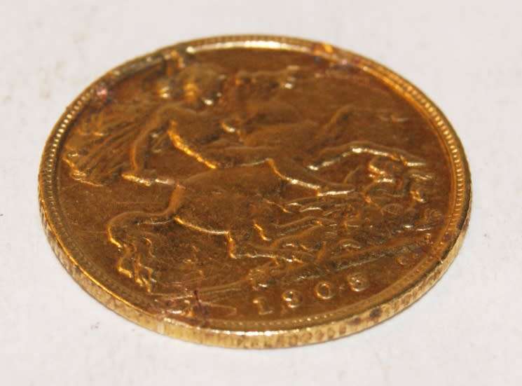 1905 Half Sovereign (4g) @ CRAZY LOW R1 START