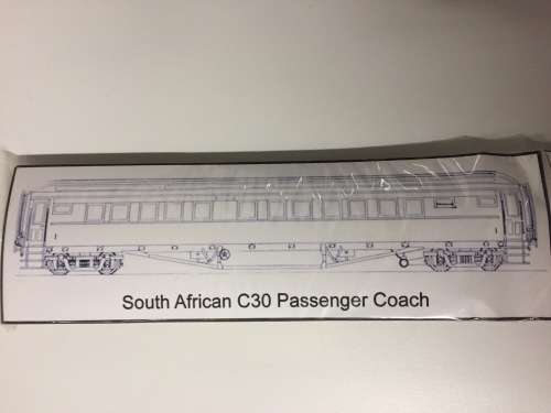 HO SAR SAS C30 Passenger Coach kit  - (scalecraft)