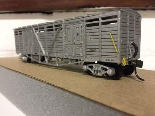 HO SAR SAS GZ-9 Livestock Wagon  - (kit built)