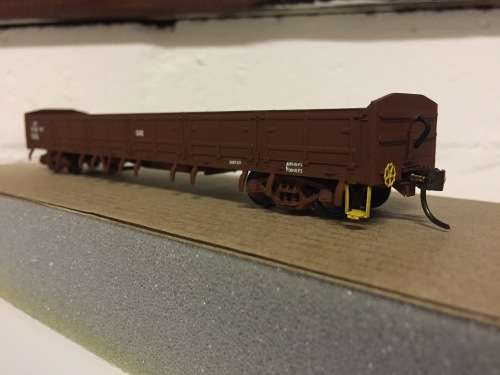 HO SAR SAS DZ-7 Open Goods Wagon  - (CMD kit built)