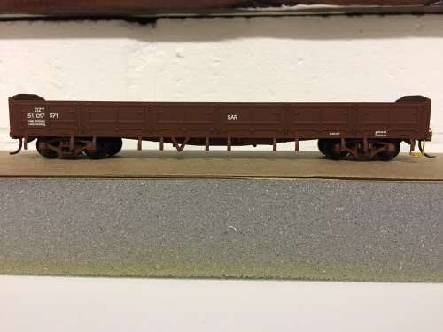 HO SAR SAS DZ-7 Open Goods Wagon  - (CMD kit built)