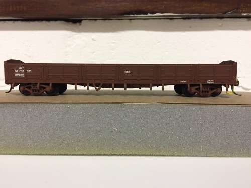 HO SAR SAS DZ-7 Open Goods Wagon  - (CMD kit built)