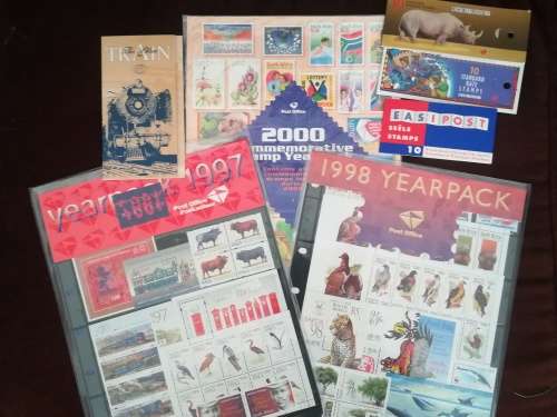 RSA  : 1997 / 1998 & 2000 Yearpack + Booklets x4 unused as per scan