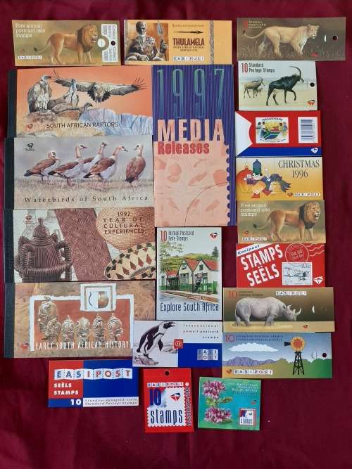 RSA complete Booklets  x 19 + 1997 media release pack MNH as per scan