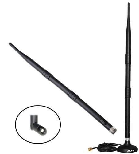 9dBi Whip Antenna with Magnetic Base (Alfa)