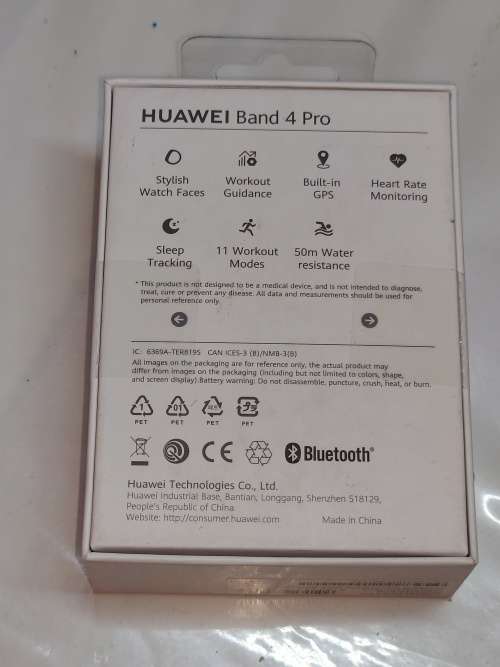 RETAIL R2099 - Huawei Band 4 Pro, BRAND NEW SEALED BOX.