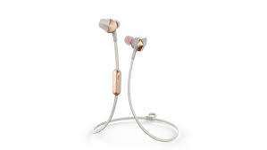 FITBIT FLYER WIRELESS HEADPHONES - WHITE AND BRONZE