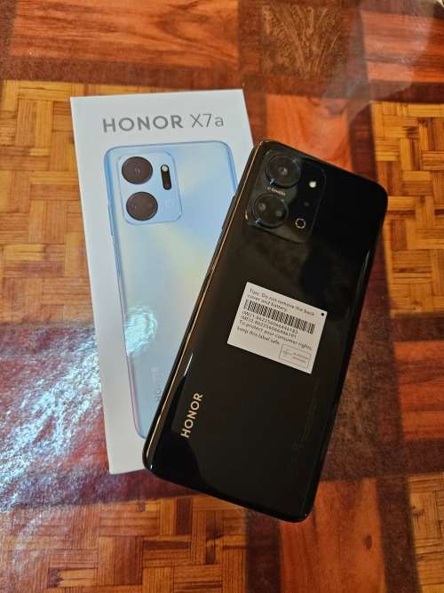 ***BARGAIN***HONOR X7A, DUAL SIM, 4GB/128GB, BOX, CHARGER, CABLE, POUCH AND EARPHONES, 10/10