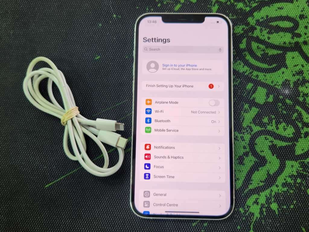 iPHONE 12 PRO MAX 512GB, CABLE AND POUCH, BH 87 PERCENT