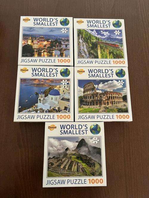 Worlds Smallest Jigsaw Puzzle x 5